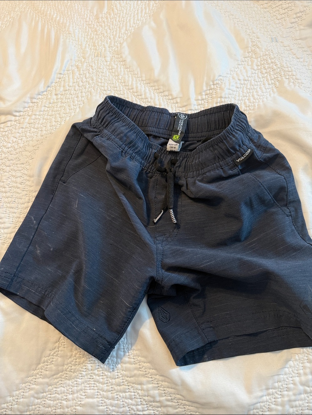Volcom Boy Size 5/M Dark Navy Swim Hybrids